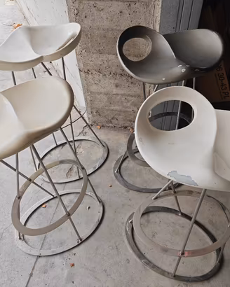 MARCO MARAN, 4 sgabelli "Stones