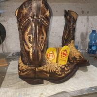 Stivali  Sendra Texani in pelle e Pitone 