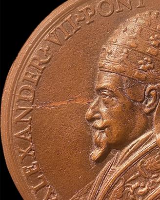 Bronzo alessandro vii chigi