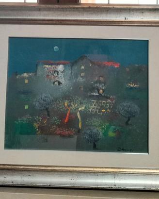 Dipinto su tela artista Manlio Bacosi