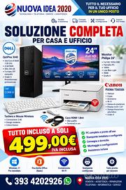 PC DELL COMPLETO + STAMPANTE CANON
