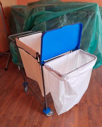Carrello per uso pulizie ambienti