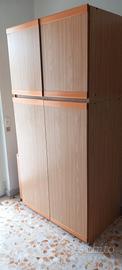 ARMADIO DOPPIA STAGIONE LEGNO
