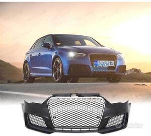 PARAURTI ANTERIORE AUDI A3 8V 12-16 LOOK RS3 PDC S