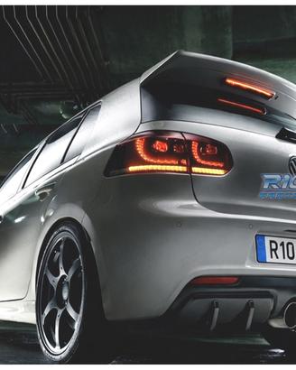 FANALI VOLKSWAGEN VW GOLF 6 LOOK R FULL LED DINAMI