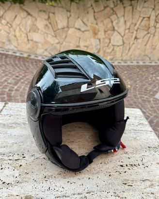 LS2 Casco Jet Airflow Nero Taglia M
