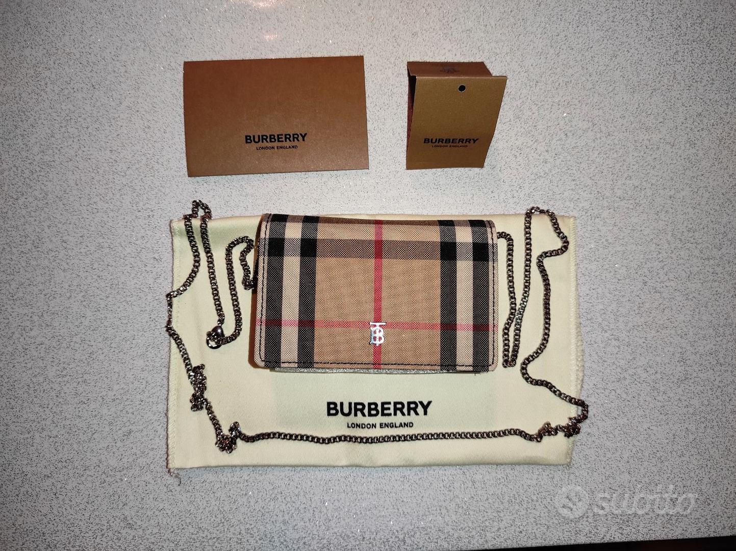 Portatessere burberry hot sale