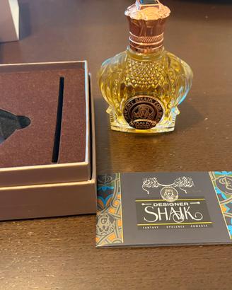 Profumo SHAIK limited edition, collezione GOLD.