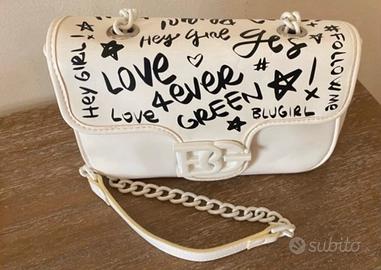 Borsetta blugirl di blu marine bianca street style