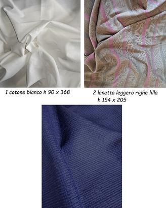 Stoffe/scampoli/tessuti MISTI (alcuni vintage)