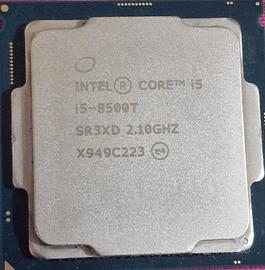 cpu processore i5-8500t