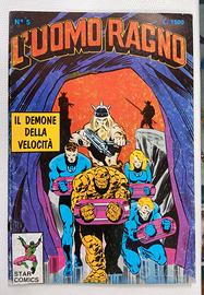 UOMO RAGNO Ed.Star Comics n. 5 Sett. 1987 bollini.