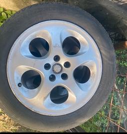 4 Cerchi in lega alfa romeo 147 156