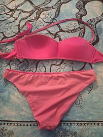 costume 2 pezzi Calzedonia rosa/lilla 