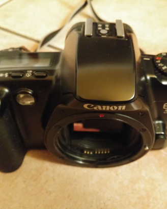 Reflex analogica Canon + borsone + obiettivo