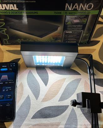 Plafoniera Acquario Fluval Nano 15W - Bluetooth