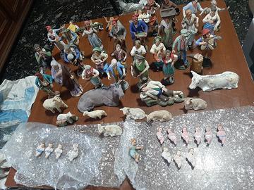 PASTORI TERRACOTTA ANTICA ANNI 50 - Cm 18,16 e 14