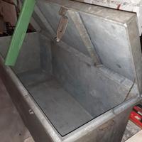 BAULE IN ZINCO RINFORZATO USO MILITARE 2 GUERRA