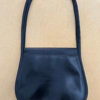 Borsa vintage in pelle nera Bojola Firenze