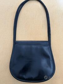 Borsa vintage in pelle nera Bojola Firenze