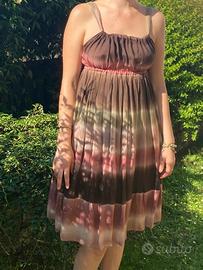 Abito estivo  in pura seta. Taglia 38/42