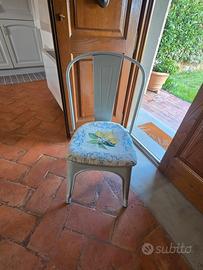 sedia stile industriale 