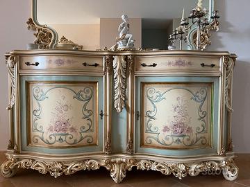 Madia con Specchiera Fratelli Radice–Stile LuigiXV