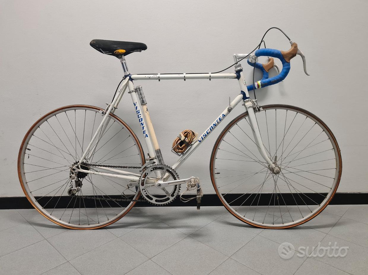 Vélo De Course Vintage Aquila - Taille Cadre 56 Cm - Roues 28" - Italie - Occasion Fonctionnelle
