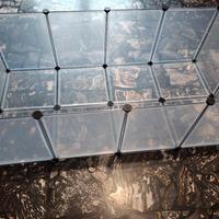 Recinto plastica recinto interno modulare animali