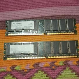 Infineon RAM DDR PC-3200 DDR-400 2x512MB 1GB CL3 