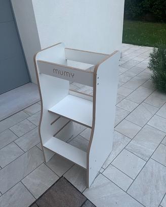 Torre Montessoriana MoMi Easy Steps  - Bianca