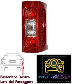 FARO FANALE FANALINO POSTERIORE PER DUCATO 244 JUM