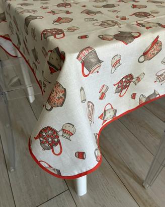 NUOVA tovaglia cotone Carillo Home per 6