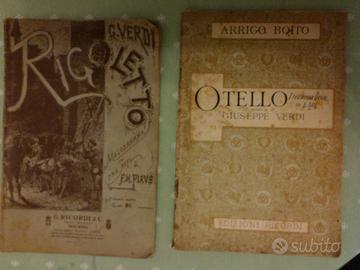 45 libretti d'opera datati 1930 come da elenco