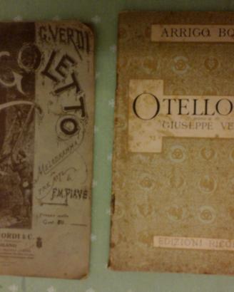 45 libretti d'opera datati 1930 come da elenco