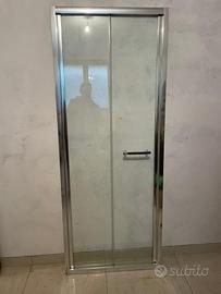 Porta doccia acciao lucido