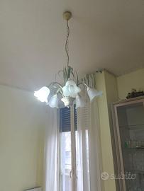 Lampadario stile floreale vintage