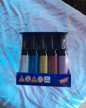 accendini glitterati.