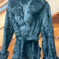 Pelliccia Nera di Volpe e Coniglio