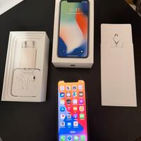 iPhone X 64gb completo di accessori