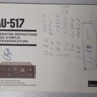 Sansui AU-517 Manuale
