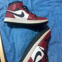 Air jordan 1 Mid bred originali