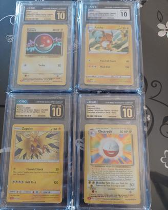 Lotto carte Pokémon gradate 10