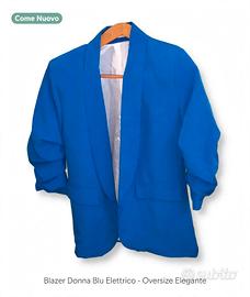 Blazer blu elettrico 