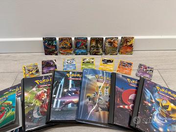 7 album pokemon vintage originali con 500+ carte