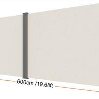 Tenda paravento orizzontale doppia