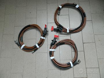 serie cavi collegameto batteria con staccabatterie