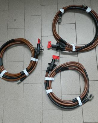 serie cavi collegameto batteria con staccabatterie