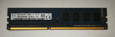 Memoria RAM 4GB DDR3 SK Hynix 1600MHz