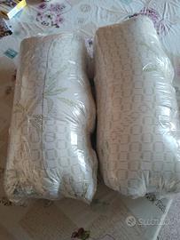 Coppia cuscini memory e gel 